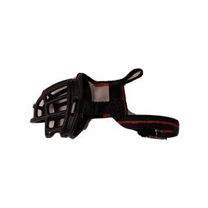 Baskerville Dog Muzzle Size 1 Small Soft Rubber EUC Black Adjustable 7386